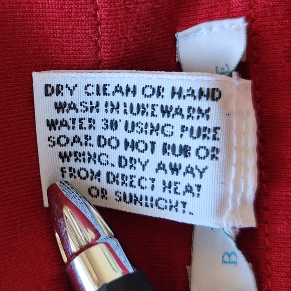 Ballantyne Italian Designer Polo Shirt Red 100% Cotton | Men's Size L - Picture 7 of 8